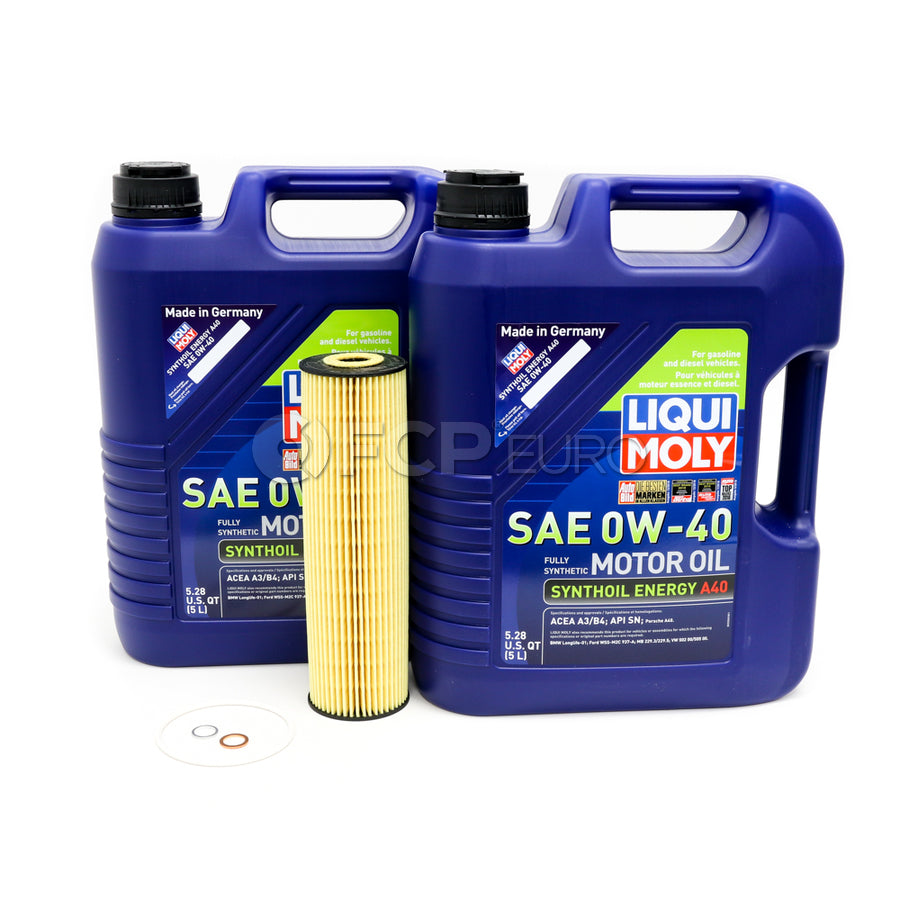 Mercedes Oil Change Kit 0W40 - Liqui Moly 1201800009KT