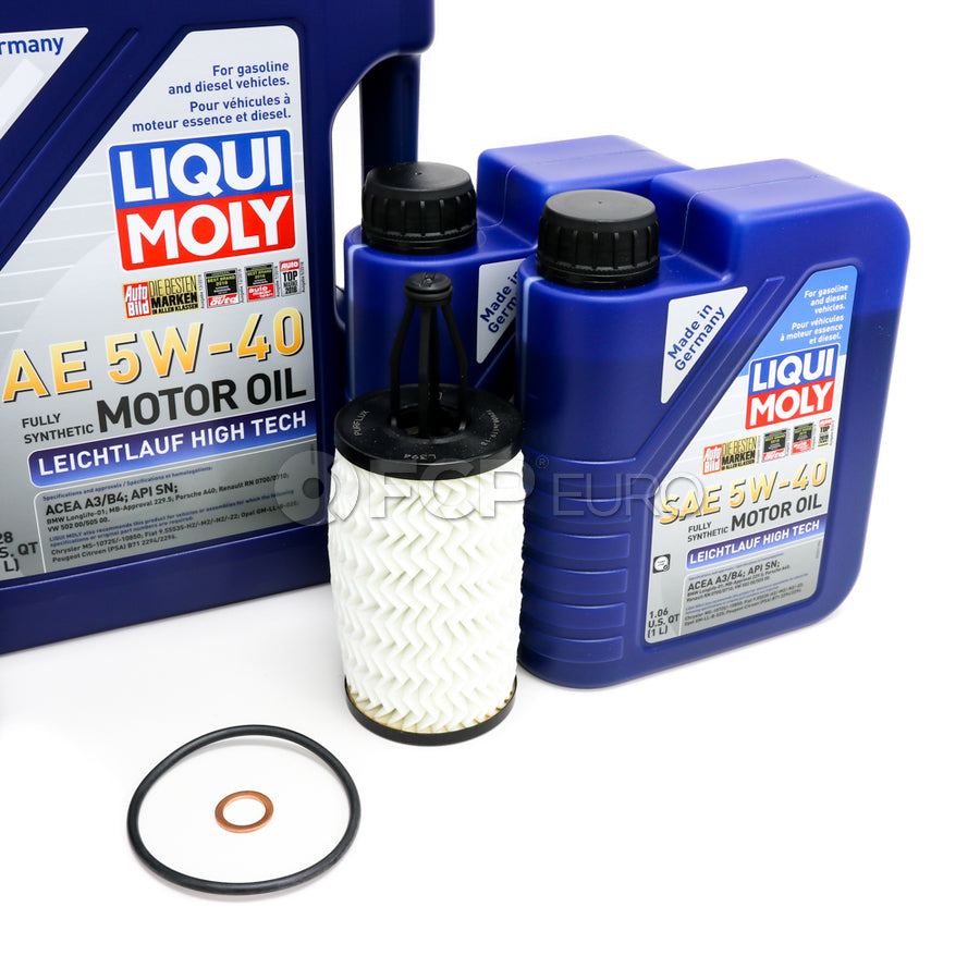 Mercedes Oil Change Kit 5W40 - Liqui Moly 2761800009KT - 0