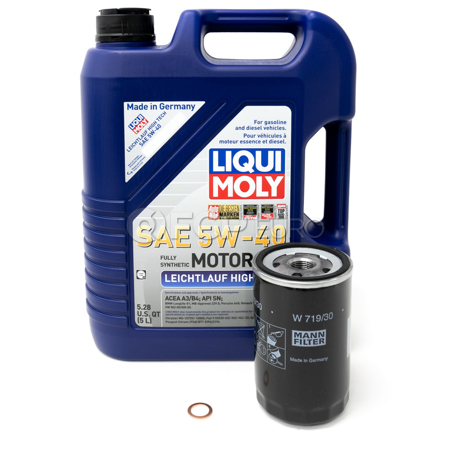 Audi Oil Change Kit 5W40 - Liqui Moly 06A115561BKT2