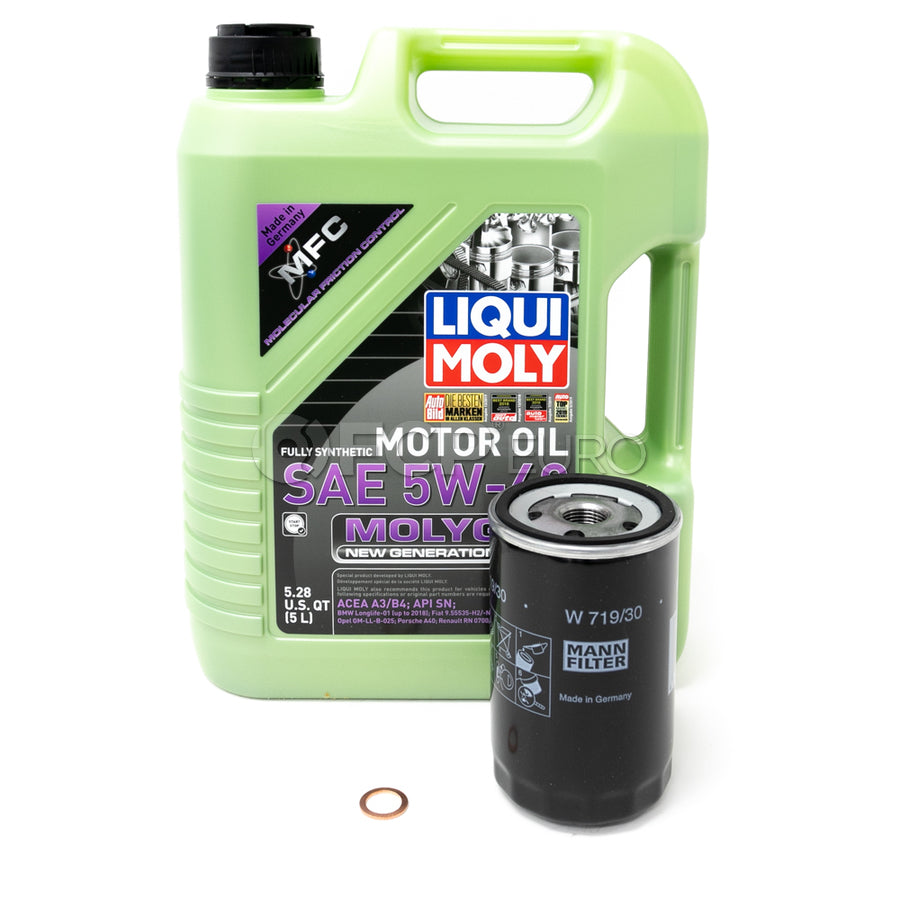 Audi Oil Change Kit 5W40 - Liqui Moly 06A115561BKT