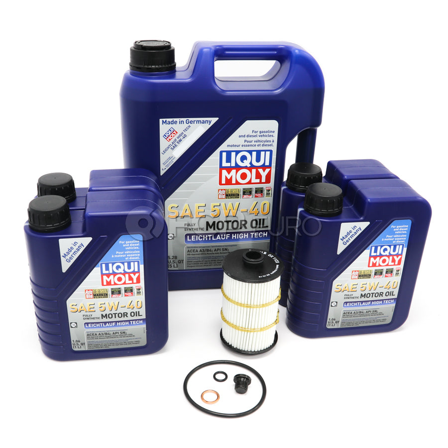 Audi Engine Oil Change Kit - Liqui Moly 079198405DKT5