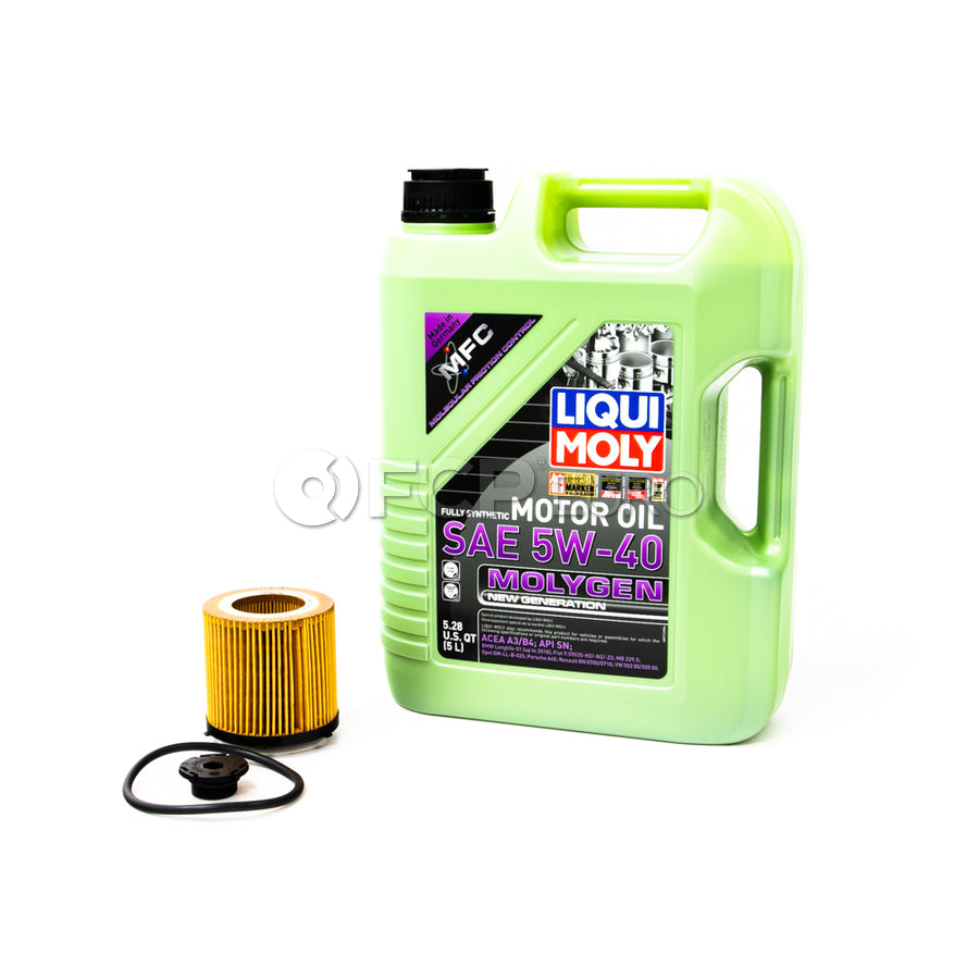 BMW 5W40 Oil Change Kit - Liqui Moly 11427634291KT3