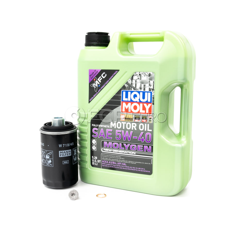 Audi Engine Oil Change Kit - Liqui Moly 06J115403JKT6