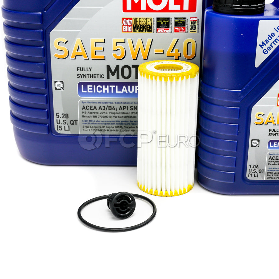 Audi Engine Oil Change Kit - Liqui Moly 06L115562BKT4 - 0