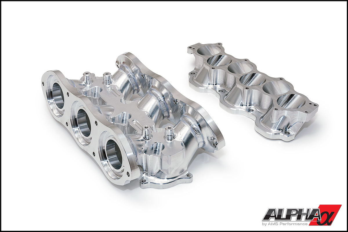 ALPHA PERFORMANCE R35 GT-R INTAKE MANIFOLD WITH CAST ALUMINUM PLENUMS - 0