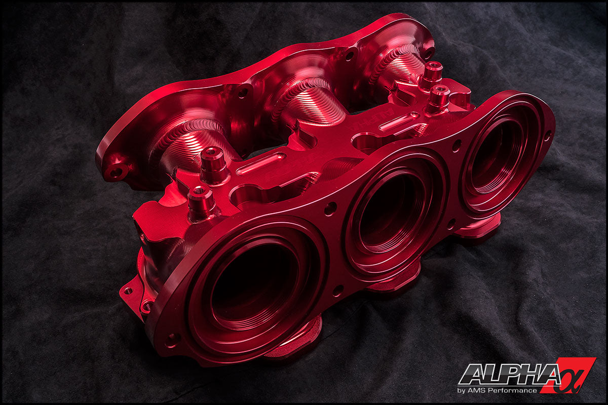 ALPHA PERFORMANCE R35 GT-R INTAKE MANIFOLD WITH CAST ALUMINUM PLENUMS