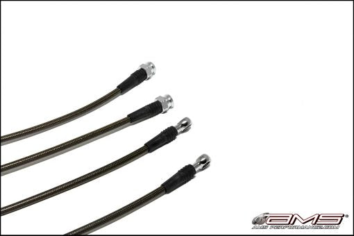 AMS Mitsubishi Lancer Evolution X Stainless Steel Brake Lines - 0