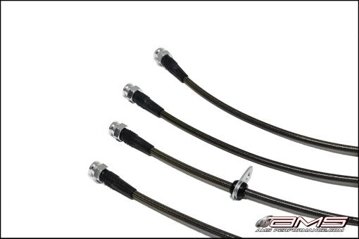 AMS Mitsubishi Lancer Evolution X Stainless Steel Brake Lines