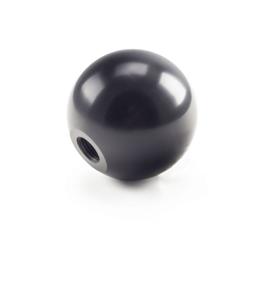 WRC Style Round Knob Black 6mt