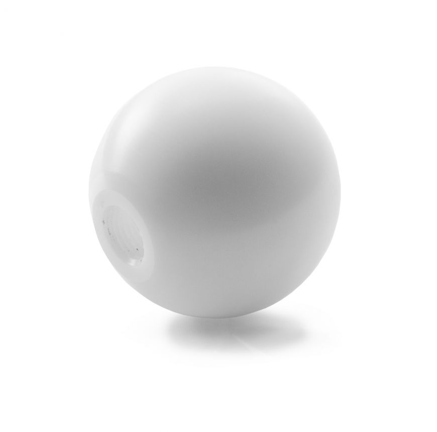 WRC Style Round Knob White 6mt - 0