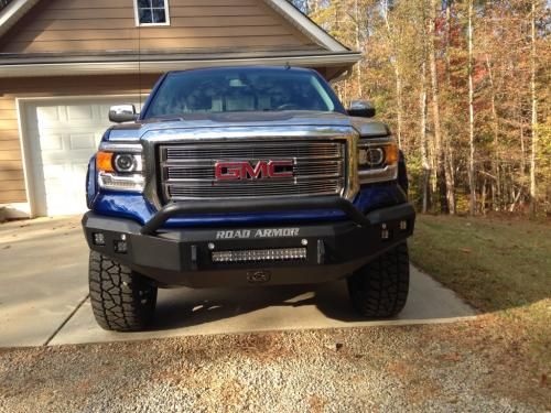 Road Armor 14-15 GMC 1500 Stealth Front Bumper w/Pre-Runner Guard - Tex Blk - 0