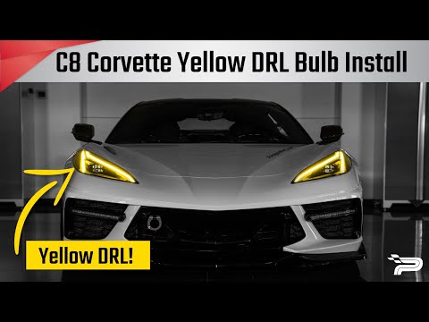 Motorsport+ C8 Corvette Race Style Yellow DRL LED Module Set-12