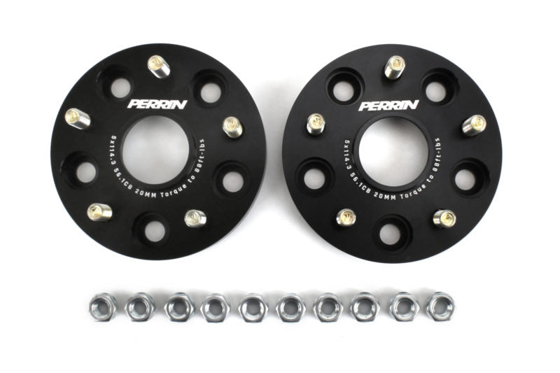 Wheel Spacers 20mm for 05-21 STI & 15-24 WRX or 5-114.3, 56mm Hub - 0