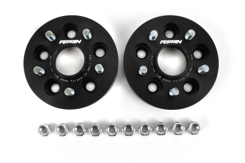 Wheel Spacers 25mm for 02-14 WRX and 13-19 BRZ/FR-S/86 or 5-100, 56mm Hub