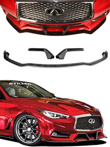 2017-2020 INFINITI Q60 FRONT SPLITTER & WINGLETS