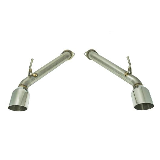 Axleback Exhaust, Infiniti Q60, Stainless Single Wall Tip - 0