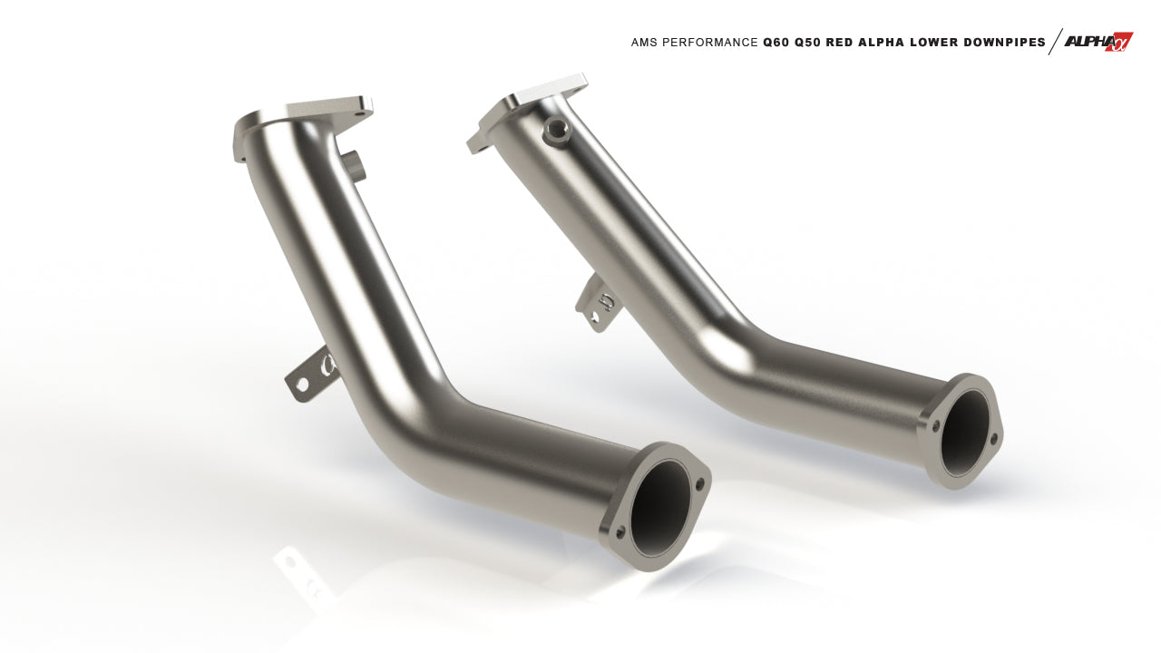 AMS PERFORMANCE VR30DDTT RACE LOWER DOWNPIPES