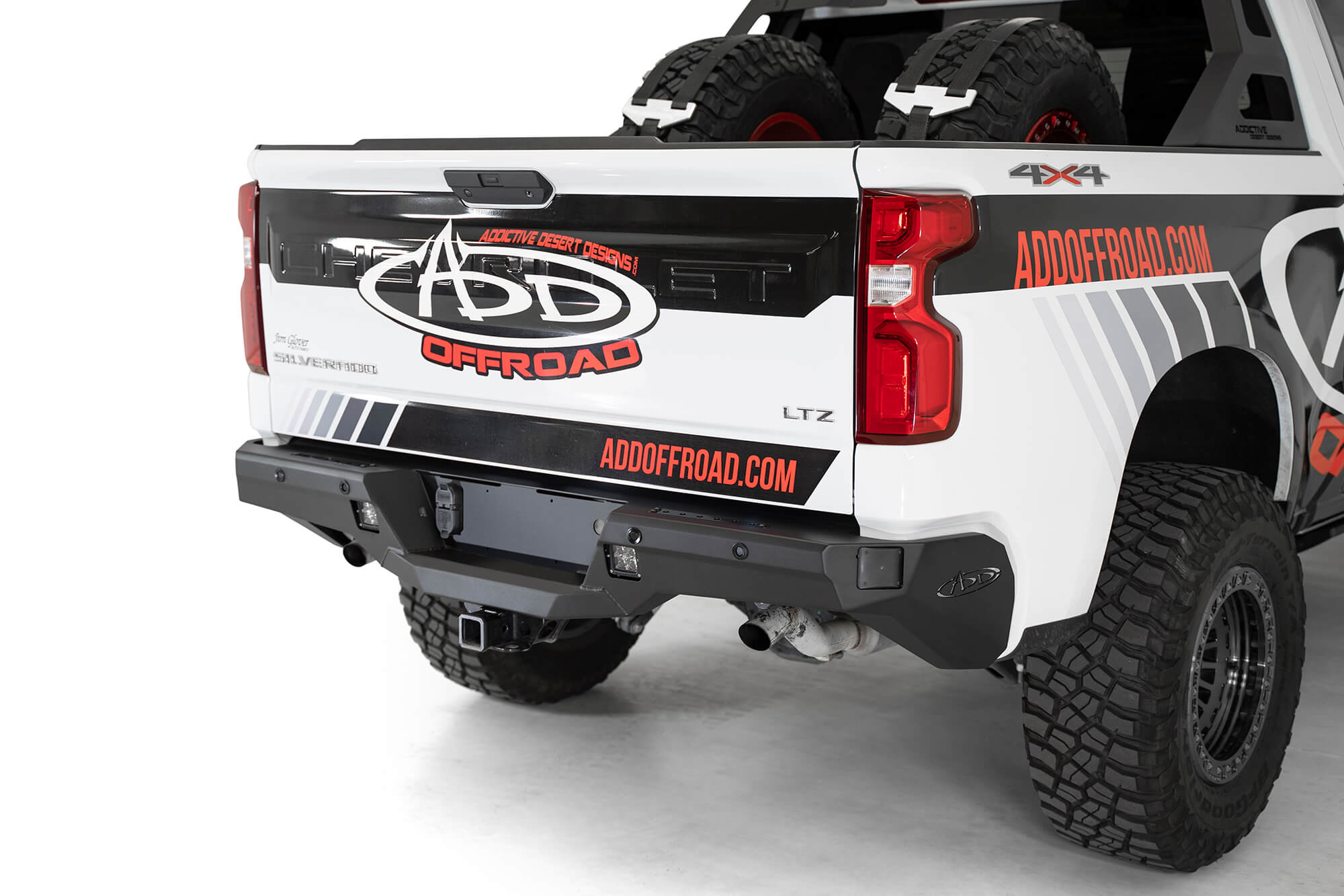 Addictive Desert Designs 2019-2020 Chevrolet Silverado 1500 Stealth Rear Bumper - 0