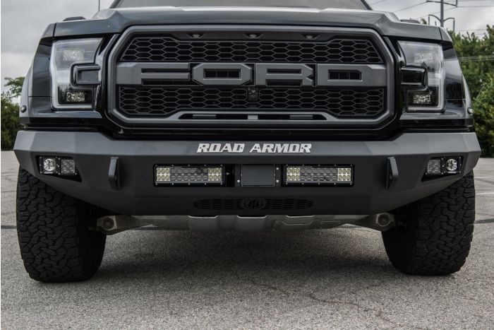 Road Armor 17-20 Ford Raptor Stealth Front Non-Winch Bumper - Tex Blk