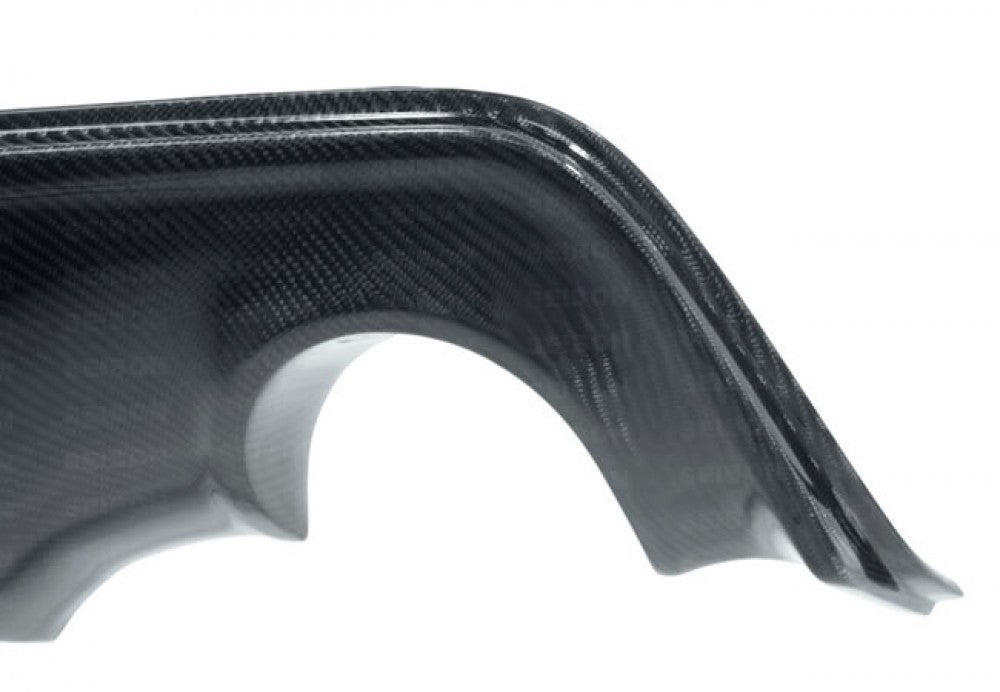 CARBON FIBER REAR DIFFUSER COVER FOR 2013-2016 SCION FRS / 2013-2020 SUBARU BRZ