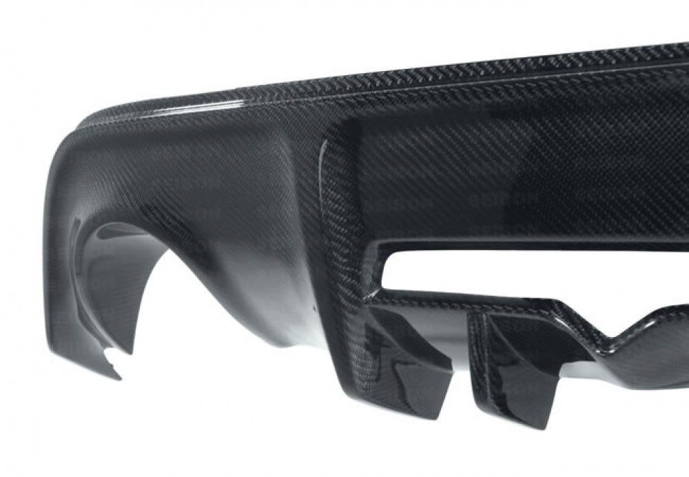 CARBON FIBER REAR DIFFUSER COVER FOR 2013-2016 SCION FRS / 2013-2020 SUBARU BRZ