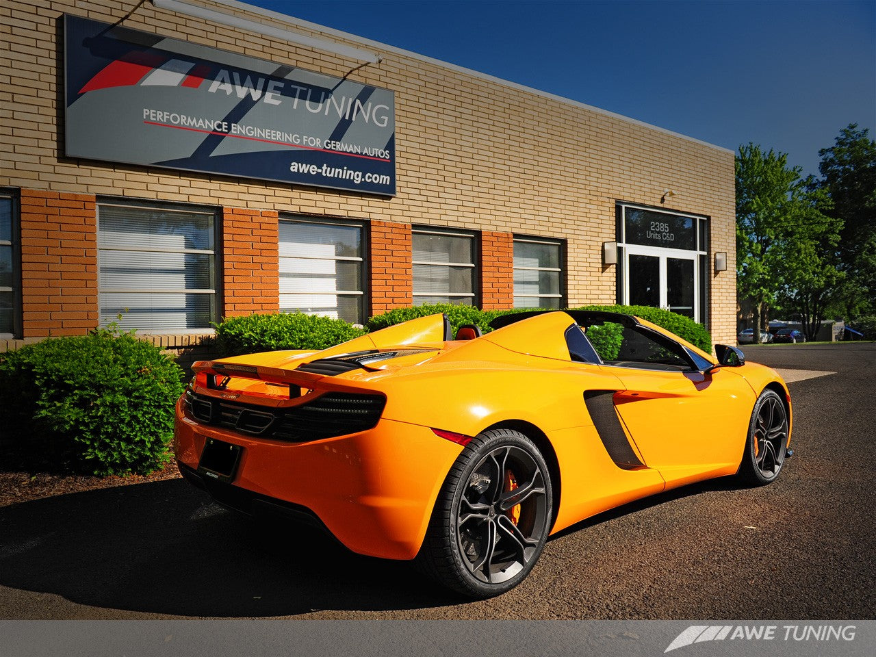 AWE Performance Exhaust for McLaren MP4-12C - Black Tips - 0