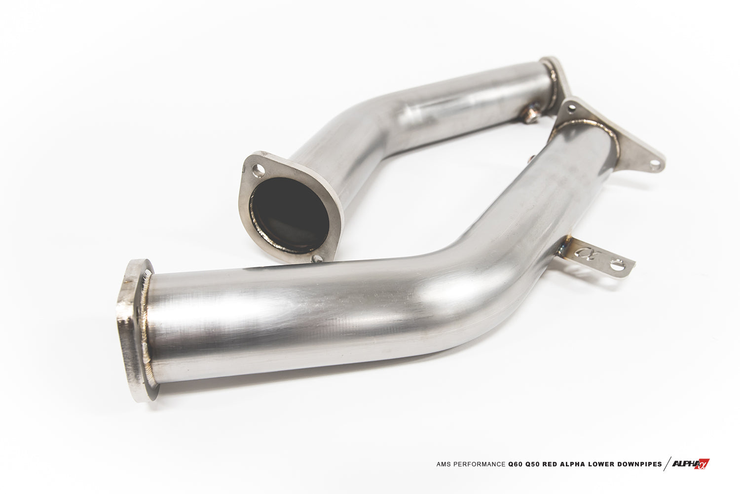 AMS PERFORMANCE VR30DDTT RACE LOWER DOWNPIPES - 0