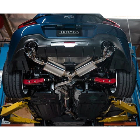 Remark Sports Touring Quad-Exhaust System | 2022+ Subaru BRZ/Toyota GR86 and 2013-2021 Subaru BRZ/Scion FR-S/Toyota 86