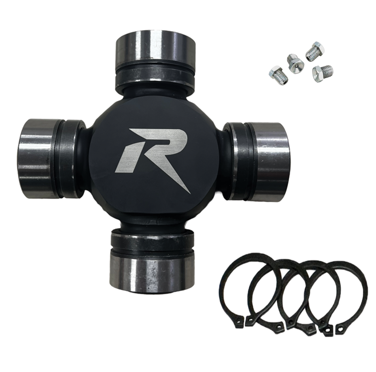 Revolution Gear & Axle Heavy Duty Chromoly Dana 60 U-Joint w/Snap Ring & Zerk Fitting - Single