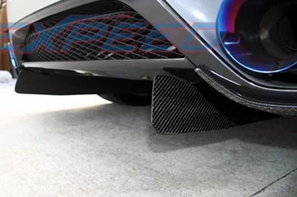 Rexpeed Nissan R35 GTR Carbon Fiber J-Style Diffuser Fins (N29) - 0