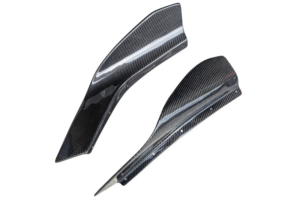 Rexpeed Nissan R35 GTR M-Style Carbon Front Canards (N42)