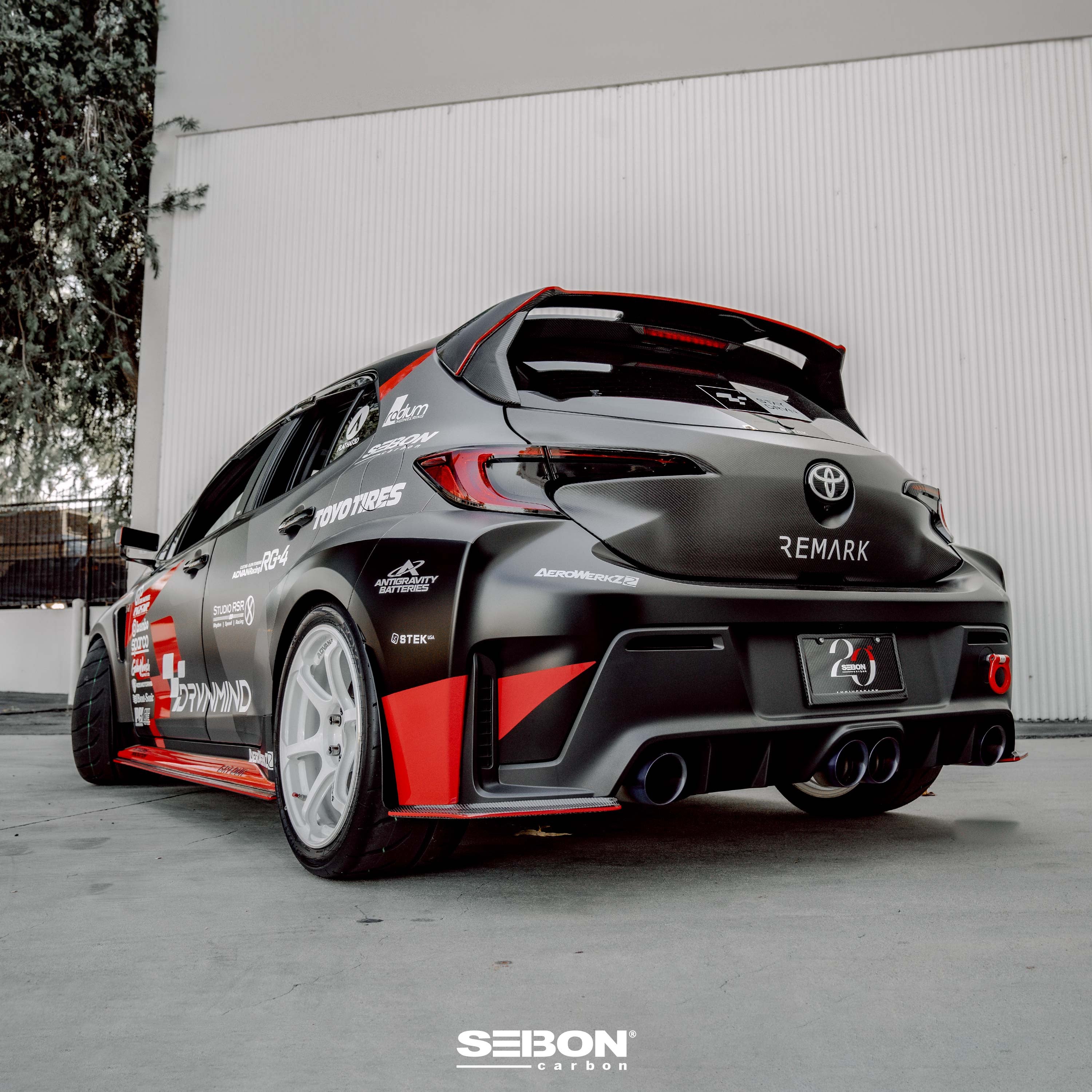 MB-Style Carbon Fiber Rear Lip For 2023-2024 Toyota GR Corolla - 0