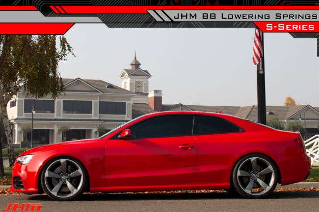 Lowering Springs, S-Series (JHM) for B8 RS5