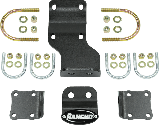 Rancho 2020 Jeep Gladiator Steering Damper Bracket Dual Stabilizer Bracket