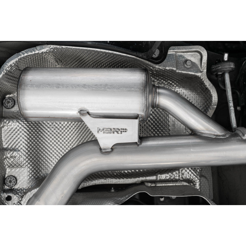 MBRP 19-21 VW Jetta GLI T304 SS 3in Cat-Back Dual Split Rear Exit Exhaust - Carbon Fiber Tips