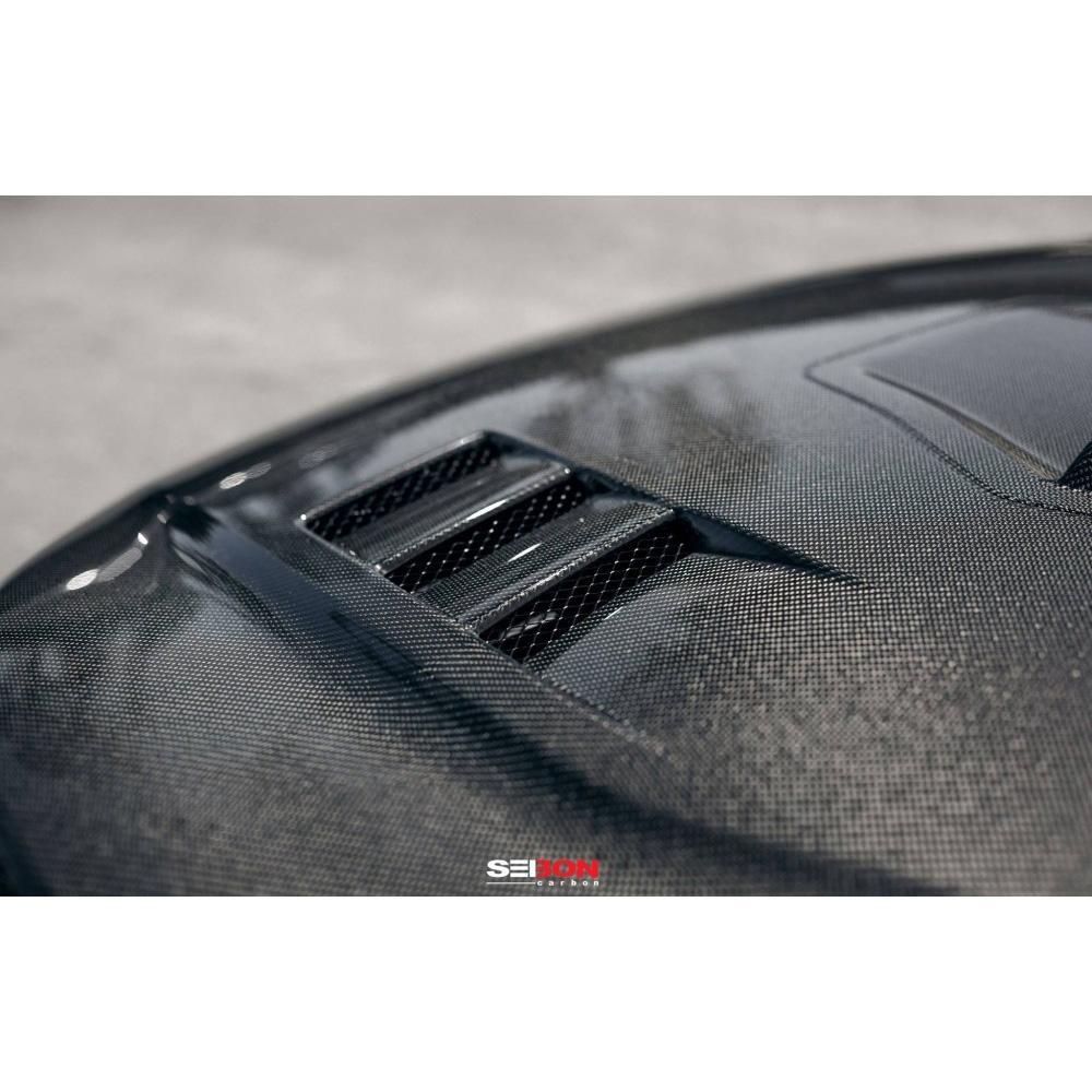 TS-STYLE CARBON FIBER HOOD FOR 2017-2021 HONDA CIVIC TYPE R