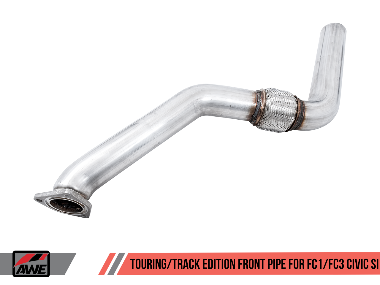 AWE Track Edition Exhaust for 10th Gen Civic Si Coupe / Sedan (includes Front Pipe) - Triple Diamond Black Tips