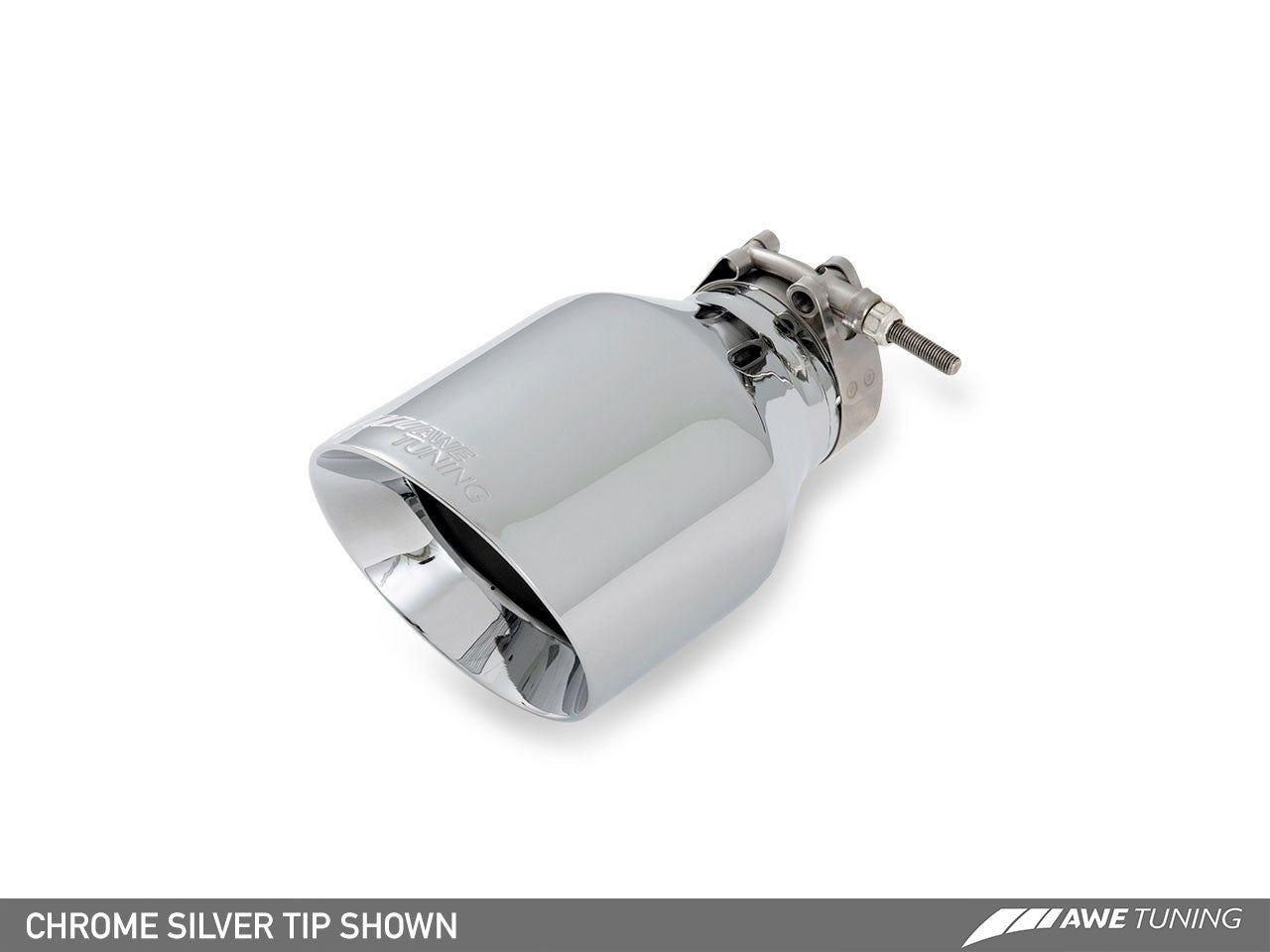 AWE Track Edition Exhaust for VW MK7 Golf SportWagen - Chrome Silver Tips (90mm) - 0