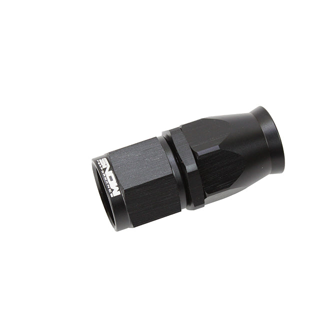 Snow -10AN Straight PTFE Hose End (Black)