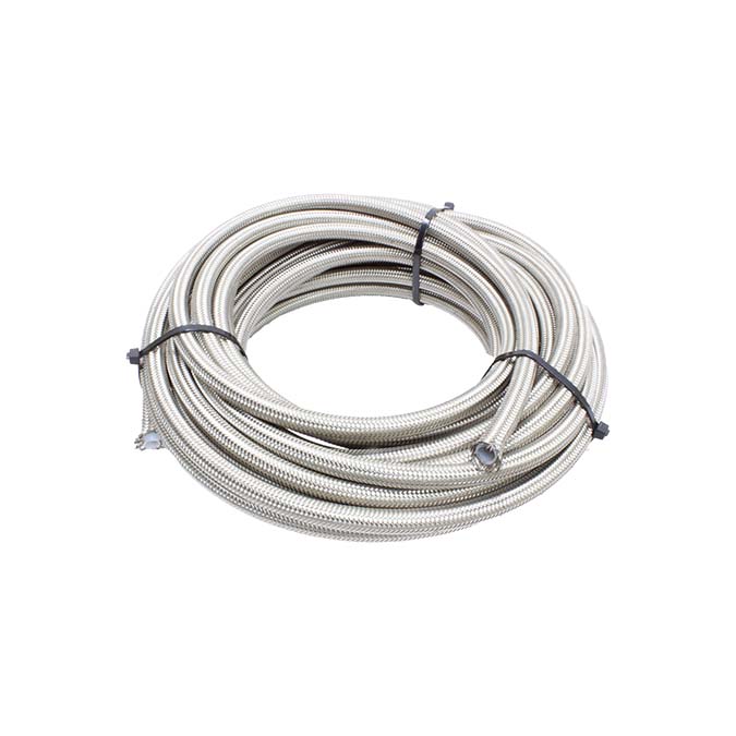 Snow 10AN Braided Stainless PTFE Hose - 30ft