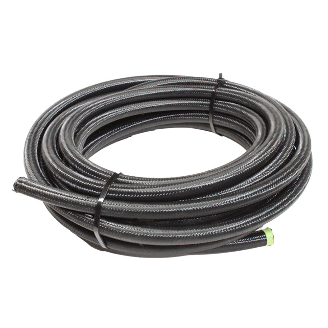 Snow 10AN Braided Stainless PTFE Hose - 30ft (Black)