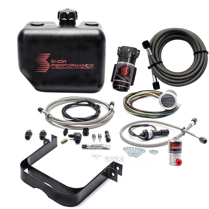 Snow Performance 2.5 Boost Cooler Water Methanol Injection Kit w/ SS Brd Line & 4AN Fittings