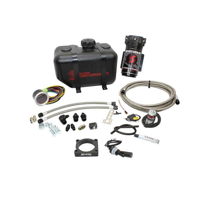 Snow Performance 08-15 Evo Stg 2 Boost Cooler Water Injection Kit w/SS Braid Line & 4AN Fittings