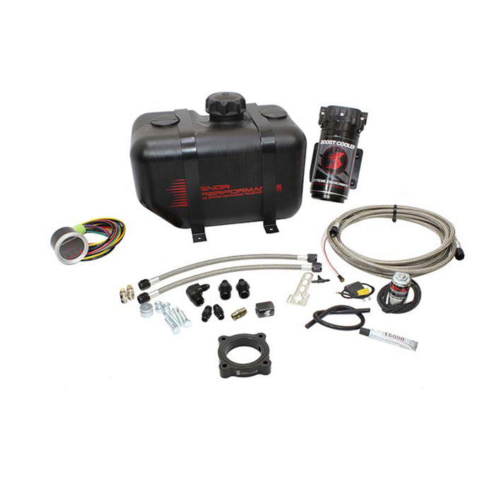 Snow Performance 15-17 Mustang EcB Stg 2 Boost Cooler Water Injection Kit (SS Braid Line & 4AN)