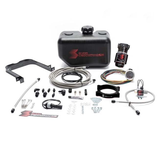 Snow Performance 10-15 Camaro Stg 2 Boost Cooler F/I Water Injection Kit (SS Braided Line & 4AN)