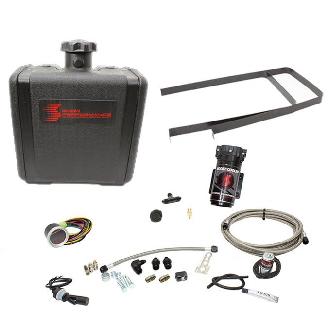 Snow Performance Cummins Stg 2 Boost Cooler Water Injection Kit (SS Braided Line & 4AN Fittings)