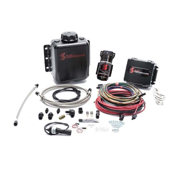 Snow Performance Stg 4 Boost Cooler Platinum Water Injection Kit (w/SS Braid Line and 4AN Fitting)