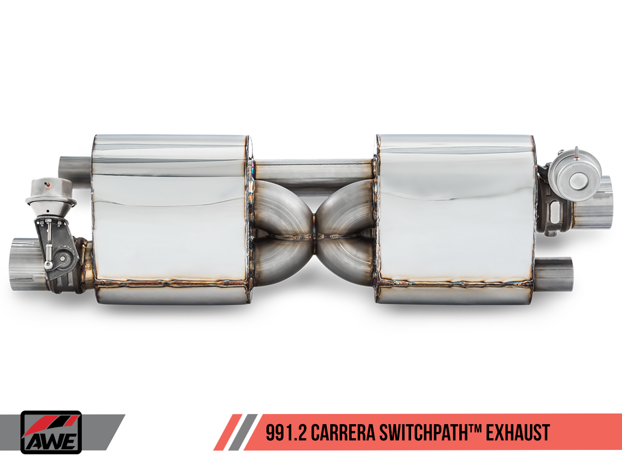 AWE SwitchPath™ Exhaust for 991.2 Carrera / S / GTS with PSE - Diamond Black Tips