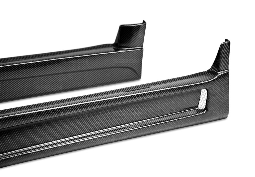 Seibon 06-07 Subaru WRX/STi GD Carbon Fiber Side Skirts - 0