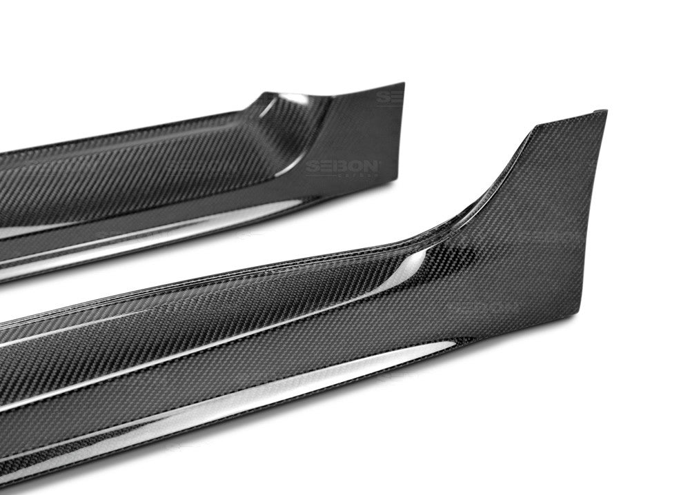 Seibon 15+ Subaru WRX/STI OEM Style Carbon Fiber Side Skirts (Pair) - 0